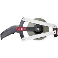 BMI stalen bandmaat 50-A 13 mm x 50 m met mm verdeling in standaard frame