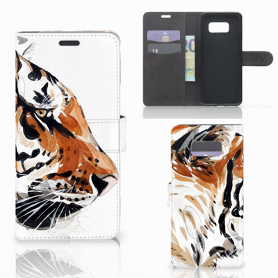 Hoesje Samsung Galaxy S8 Plus Watercolor Tiger