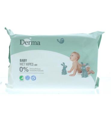 Derma Eco Derma Eco Babydoekjes (64st) Derma Eco Derma Eco Babydoekjes (64st)