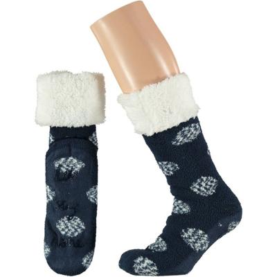 Bedsloffen meisjes donkerblauw maat 20-24 - Huissokken kinderen Bedsloffen meisjes donkerblauw maat 20-24 - Huissokken kinderen