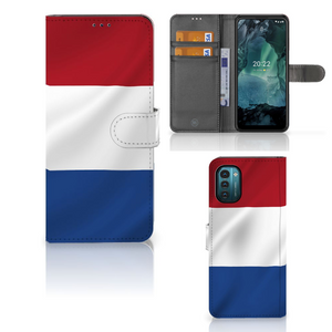 Nokia G11 | G21 Bookstyle Case Nederlandse Vlag