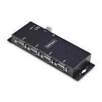 StarTech.com 4-Port Serieel naar Ethernet Adapter, IP Serial Device Server voor Remote RS232, Muur/DIN Rail, LAN naar DB9