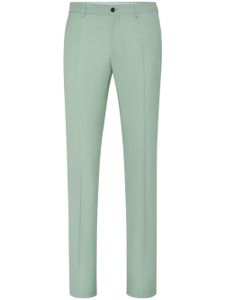 Philipp Plein pantalon de costume à plis marqués - Vert