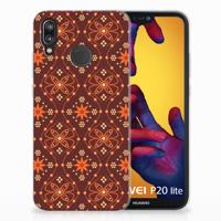 Huawei P20 Lite TPU bumper Batik Brown