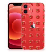 iPhone 12 Mini Siliconen Case Paprika Red