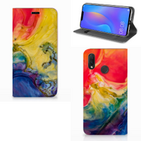 Bookcase Huawei P Smart Plus Watercolor Dark - thumbnail