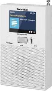 TechniSat DIGITRADIO FLEX 2 Stopcontactradio DAB+, VHF (FM) Bluetooth Incl. luidspreker, Wekfunctie Wit