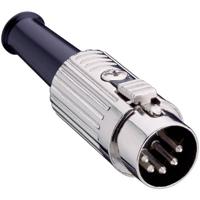 Lumberg 0137 05-1 DIN-connector Stekker, recht Aantal polen: 5 Zilver 1 stuk(s)