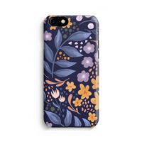 Flowers with blue leaves: iPhone 8 Volledig Geprint Hoesje - thumbnail