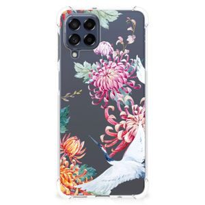 Samsung Galaxy M53 Case Anti-shock Bird Flowers