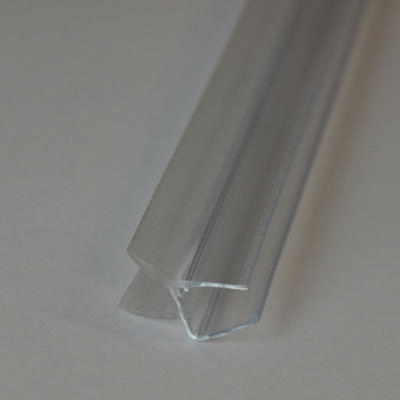 Wiesbaden rubberen waterkering 200 x 0,8 cm, transparant