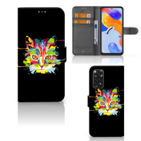 Xiaomi Redmi Note 11 Pro 5G/4G Leuk Hoesje Cat Color - thumbnail