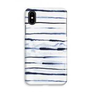 Ink Stripes: iPhone X Volledig Geprint Hoesje