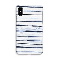 Ink Stripes: iPhone X Volledig Geprint Hoesje - thumbnail