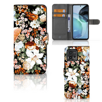 Hoesje voor Motorola Moto G72 Dark Flowers - thumbnail