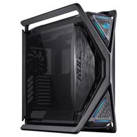 ASUS ROG Hyperion GR701 BTF Edition Gaming Behuizing, E-ATX Behuizing, MB-Ondersteuning met achterste poorten, VGA van metaal, 4 x 140 mm Ventilator, 420 mm Dual Koellichaam, 60 Watt Snelladen, Zwart