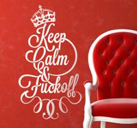 Sticker keep calm fuck - thumbnail