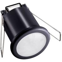 Bewegingssensor - Viron Asimo - Inbouw Rond - Mat Zwart - Kunststof - 360°