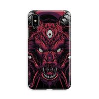 Hell Hound and Serpents: iPhone Xs Volledig Geprint Hoesje