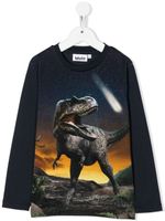 Molo t-shirt à imprimé dinosaure - Bleu