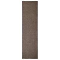 vidaXL Sisalmat voor krabpaal 66x250 cm bruin, sisal tapijt, krabmat, natuurlijk sisal tapijt, kattenkrabmat, sisal mat, sisal kattenkrabmat