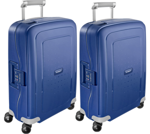 Samsonite S'Cure Spinner 55cm Dark Blue Duo Kofferset