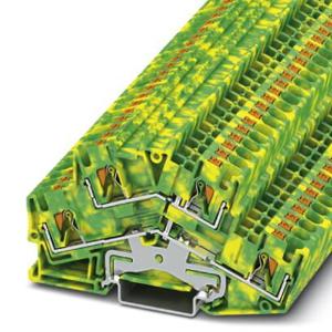 Phoenix Contact PTTBS 4-PE 3211841 Aardklem 2-etages 0.20 mm² 4 mm² Groen, Geel 50 stuk(s)