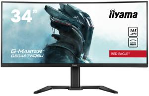 Iiyama G-MASTER Red Eagle GB3467WQSU-B5 LCD-monitor Energielabel G (A - G) 86.4 cm (34 inch) 3440 x 1440 Pixel 21:9 0.4 ms Hoofdtelefoonaansluiting IPS LCD