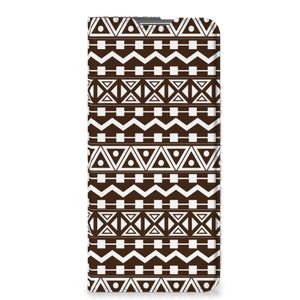 OPPO Find X5 Pro Hoesje met Magneet Aztec Brown