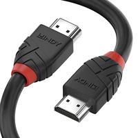 LINDY HDMI-aansluitkabel 5,00 m 36474 zwart [1x HDMI-stekker - 1x HDMI-stekker]
