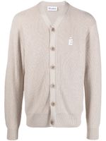 Etudes cardigan Boris à patch logo - Tons neutres