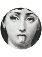 Fornasetti assiette imprimée - Blanc