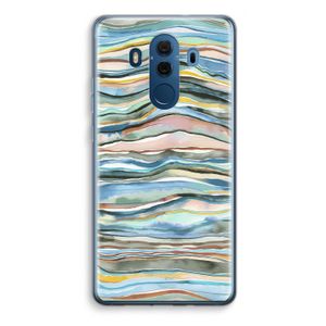 Watercolor Agate: Huawei Mate 10 Pro Transparant Hoesje