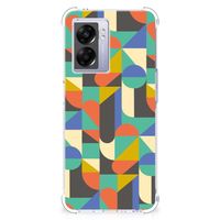 OPPO A77 5G | A57 5G Doorzichtige Silicone Hoesje Funky Retro