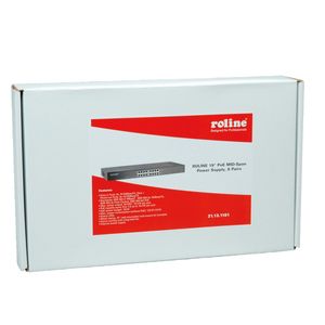 ROLINE 19 Fast Ethernet PoE Mid-Span injector, 8 poorten