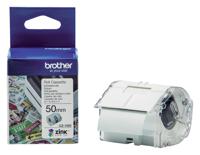 Brother CZ-1005 labelprinter-tape Wit op groen