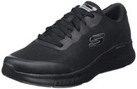 Skechers Skech-Lite Pro Clear Rush Sneaker voor heren, Zwarte Mesh Duraleather Trim, 43 EU