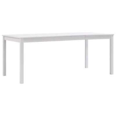vidaXL Eettafel 180x90x73 cm grenenhout wit vidaXL Eettafel 180x90x73 cm grenenhout wit