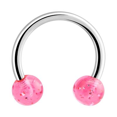 Circular barbell Chirurgisch staal 316L / Acryl Circular Barbells Circular barbell Chirurgisch staal 316L / Acryl Circular Barbells