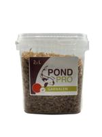 Pond Pro Garnalen Emmer 2,5L - Eiwitrijk Koivijver & Aquarium Voedsel met Vitaminen & Mineralen