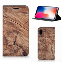 Apple iPhone X | Xs Book Wallet Case Tree Trunk - thumbnail