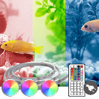 3 x RGB led strip: 100 - 150 cm complete set