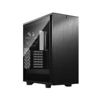 Define 7 Compact TG Dark - Behuizing - ATX, mATX en mITX - donker getint panel - 1 x USB 3.1 Gen 2 Type-C - 2 x USB 3.0 - 2 x USB 2.0