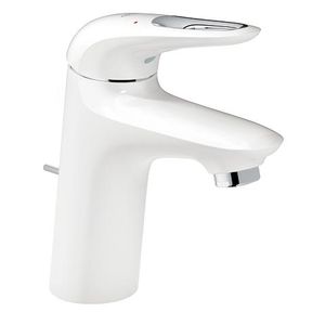 Grohe Eurostyle New M-size Wastafelkraan Met Waste Moonwhite