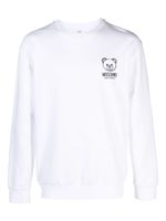 Moschino sweat en coton à motif Teddy Bear - Blanc