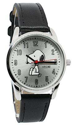 Peanuts kinderhorloge Snoopy 24 cm polyurethaan zwart Peanuts kinderhorloge Snoopy 24 cm polyurethaan zwart