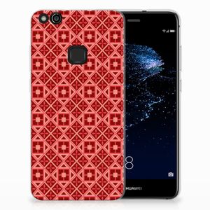 Huawei P10 Lite TPU bumper Batik Rood