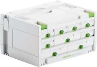 Festool systainer Sys 3 Sort met 9 lades