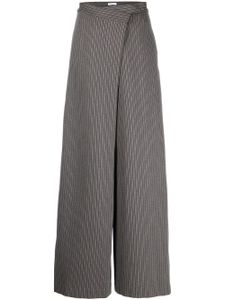 Rosetta Getty pantalon ample à effet portefeuille - Gris