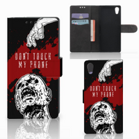 Sony Xperia XA1 Portemonnee Hoesje Zombie Blood